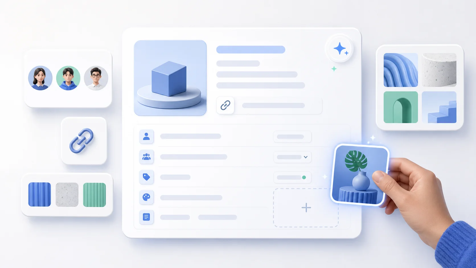 Setting up a reusable product profile